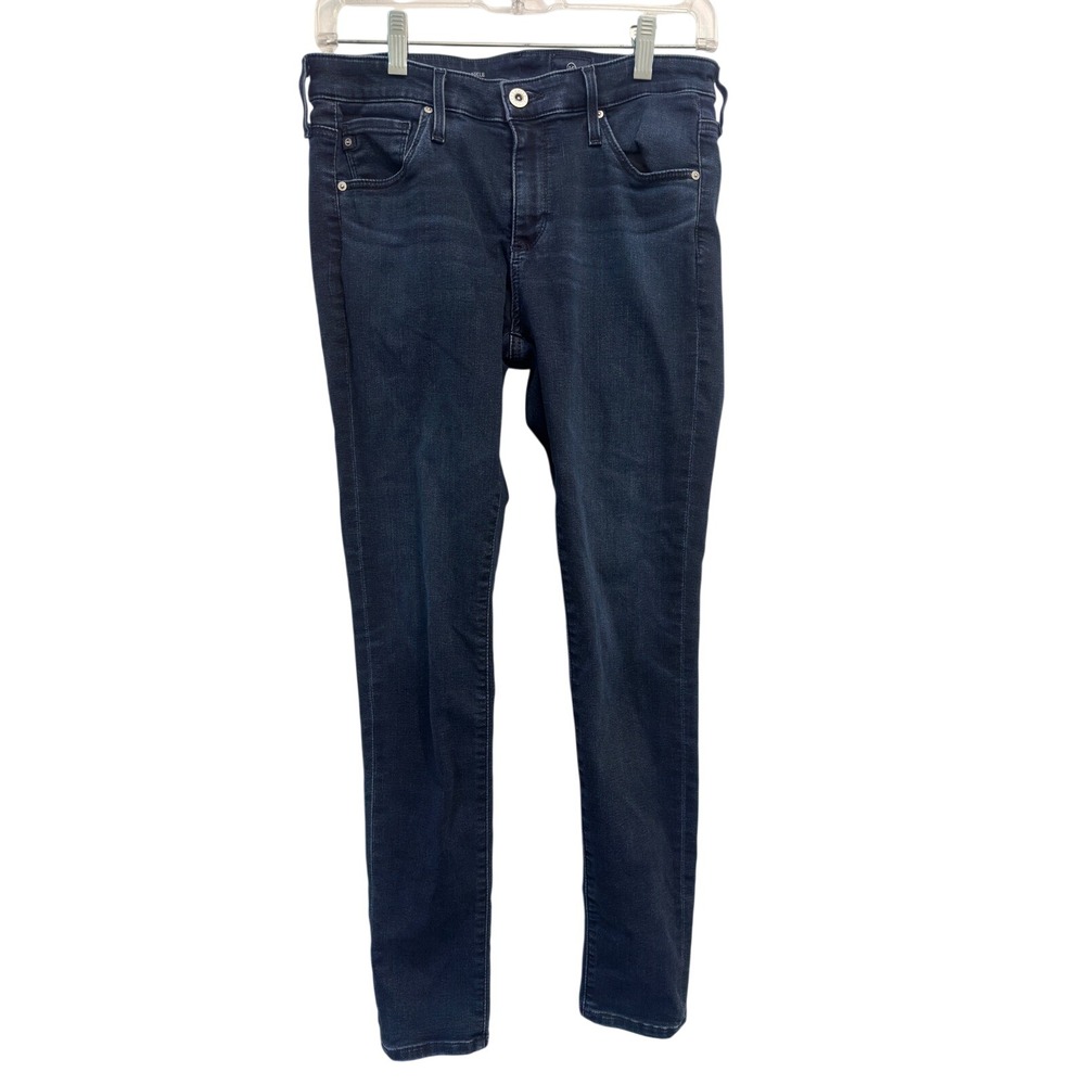 AG Adriano Goldschmied The Legging Ankle Jeans Blue Super Skinny 28R Mid Rise